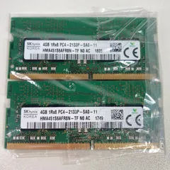 【中古】 SKhynix 4GB 1Rx8 PC4-2133P-SA0-11(2枚セット)のサムネイル