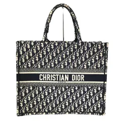 【鑑定済】Christian Dior ディオール ブックトート バッグ ラージ オブリーク M1286ZRITX レディース 鑑定書付き 中古 良好 T11361646のサムネイル