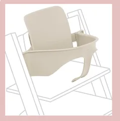 展示品　Stokke(ストッケ)トリップ トラップ専用 ベビーセット² ベビーチェア ハイチェア 付属品 子供 椅子バニラホワイトのサムネイル