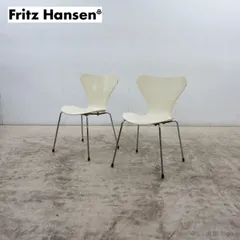Fritz Hansen フリッツ・ハンセン セブンチェア アームレスチェア/ダイニングチェア 2脚セット アルネ・ヤコブセン ヴィンテージ ①のサムネイル
