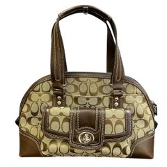 COACH signature soho ハンプトンズ ミニボストン y2k - メルカリ
