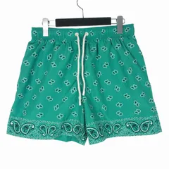 パームエンジェルス PALM ANGELS PAISLEY SWIMSHORT ペイズリー スイムショーツ ショートパンツ ハーフパンツ L グリーン 緑 PMFD002S24FAB0055555のサムネイル