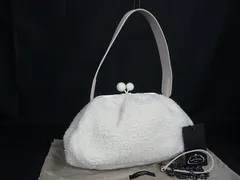 ■極美品■ Weekend Max Mara マックスマーラ パスティチーノ ボア がま口 2WAY ショルダーバッグ 肩掛け 斜め掛け FS9829のサムネイル
