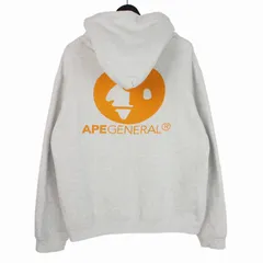 アベイシングエイプ A BATHING APE 90s 初期 バックプリント ダブルフェイス ジップパーカー フーディ グレーのサムネイル