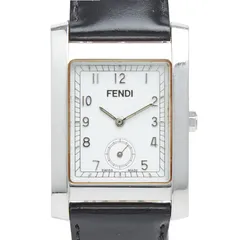 フェンディ クラシコ ベルト（社外品） 腕時計 7000G シルバー ブラック ステンレススチール レザー メンズ FENDI【1-0265957】のサムネイル