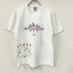 ONEITA　オニータ　半袖プリントTシャツ　シングルステッチ　ヴィンテージ　白　ホワイト　Mサイズ　古着のサムネイル