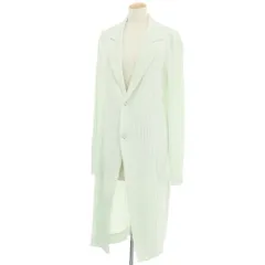 【中古】イッセイミヤケ ISSEY MIYAKE 2025年秋冬 ポリエステル系 プリーツ チェスターフィールドコート ミントグリーン【サイズ表記なし（L位）】【レディース】のサムネイル