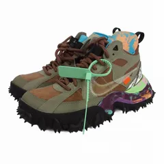 オフホワイト OFF WHITE × ナイキ Nike Air Terra Forma "Matte Olive" エアテラフォーマ "マットオリーブ" スニーカー 靴 US8.5 26.5㎝ DQ1615 200のサムネイル