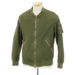 【中古】ジュンハシモト junhashimoto ストレッチ コットン タンカースジャケット ブルゾン オリーブグリーン【サイズ2】【メンズ】のサムネイル