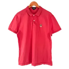 00s POLO JEANS CO. RALPH LAUREN ポロシャツ 半袖 ワンポイント ワッペン コーラルピンク L メンズ 古着のサムネイル