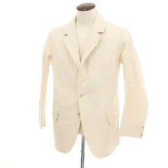 【中古】アナトミカ ANATOMICA コットン ストライプ 3B テーラードジャケット オフホワイト系xラベンダー【サイズ50】【メンズ】のサムネイル