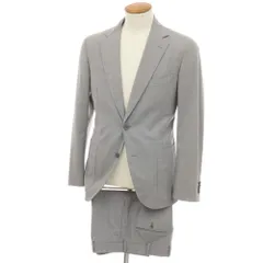【中古】ベルベスト Belvest TOMORROWLAND別注 ストレッチ ウール 2つボタンスーツ ライトグレー【サイズ48】【メンズ】のサムネイル