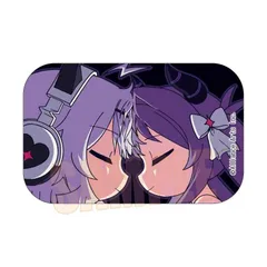 【予約】【新品】ゆんゆん電波シンドローム スクエア缶バッジ Qちゃん＆ゆんゆんA【正規品】のサムネイル