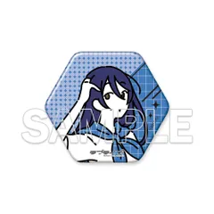 【予約】【新品】ラブライブ！ お散歩は季節をまとって。 六角形缶バッジ 園田海未【正規品】のサムネイル