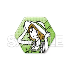 【予約】【新品】ラブライブ！ お散歩は季節をまとって。 六角形缶バッジ 小泉花陽【正規品】のサムネイル
