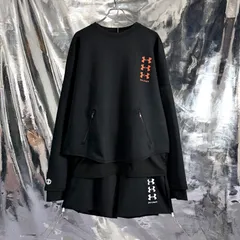 【美品】Palm Angels × UNDER ARMOUR トレーナー ネイビー オレンジ ポリエステル パームエンジェルス アンダーアーマーのサムネイル