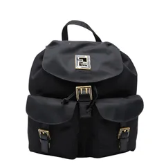 フェンディ バックパック リュック ブラック ナイロン レザー レディース FENDI【1-0266224】のサムネイル
