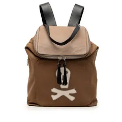 ロエベ ゴヤ スカル リュック デイパック バックパック ベージュ キャンバス レザー メンズ LOEWE【1-0266254】のサムネイル