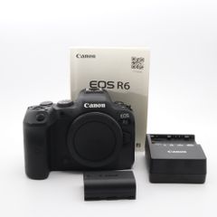 CANON EOS R6 ボディ本体と付属品一式 純正バッテリ 美品】Canon EOS R6 ボディ 純正バッテリー・充電器付 動作確認済