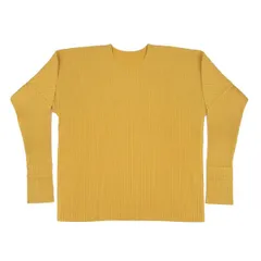 オムプリッセ イッセイ ミヤケHOMME PLISSE ISSEY MIYAKE 切替スリーブプリーツカットソー マスタード3のサムネイル
