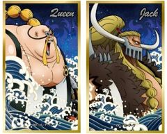 クイーン ジャック ONE PIECE ワンピース 華絵札色紙コレクション クイーン ジャック 2枚セット グッズ 色紙