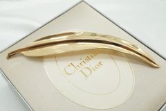 2682 極美品✨Dior ブローチ バイカラー 黒 金 CD ロゴ 希少 刻印