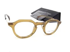 ■新品同様■ Yohji Yamamoto ヨウジヤマモト 19-0069-3 メガネ めがね 眼鏡 メンズ レディース クリアカーキ系 FZ4465のサムネイル