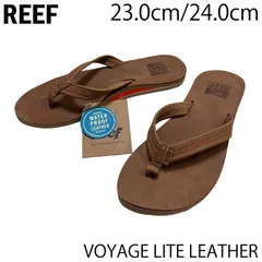 【未使用B／23cm、24cm】REEF ボヤージュ ライト レザー サドルブラウンのサムネイル