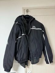 BALENCIAGA 3B スポーツアイコン フーデッドトラックジャケット 黒