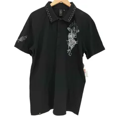 カールカナイ Karl Kani 00s ビッグプリント ラインストーン ポロシャツ メンズ  XXLのサムネイル