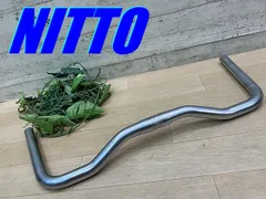 ☆ テルスポ イチ推し!! 良品!! NITTO B356 M's BAR 531g ニットー プロムナードハンドル 25.4mm 自転車 ロード ミニベロ クロス ピスト M-1817のサムネイル