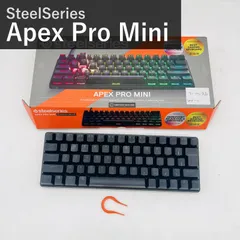 SteelSeries スティールシリーズ Apex Pro Mini JP 64825 ブラック 有線 日本語配列 60%ミニサイズ ラピッドトリガー OmniPointスイッチ ゲーミングキーボードのサムネイル