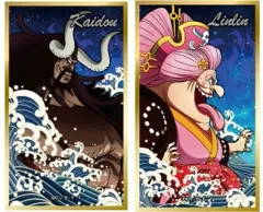 カイドウ シャーロット・リンリン ビッグ・マム ONE PIECE ワンピース 華絵札色紙コレクション カイドウ シャーロット・リンリン ビッグ・マム 2枚セット グッズ 色紙のサムネイル