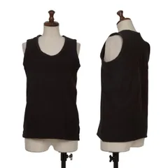 トリココムデギャルソンtricot COMME des GARCONS コットンストレッチダブルデザインタンクトップ 黒Mのサムネイル