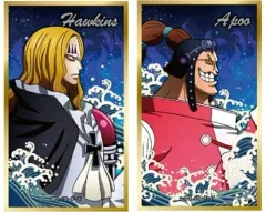 バジル・ホーキンス スクラッチメン・アプー ONE PIECE ワンピース 華絵札色紙コレクション バジル・ホーキンス スクラッチメン・アプー 2枚セット グッズ 色紙のサムネイル