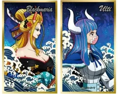 うるティ ブラックマリア ONE PIECE ワンピース 華絵札色紙コレクション うるティ ブラックマリア 2枚セット グッズ 色紙のサムネイル