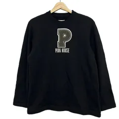 PINK HOUSE(ピンクハウス) トレーナー レディース美品  - 黒×白×ダークブラウン 長袖のサムネイル