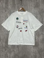 【美品】MONO-MART モノマート タグ付 刺繍 hello kitty ハローキティ Tシャツ sizeL/白 ■◆ レディースのサムネイル