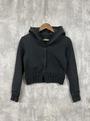 tendance par ray beams レイビームス 裏起毛 ニット スウェット ジップアップ パーカー sizeF/黒 ◆■ レディースのサムネイル