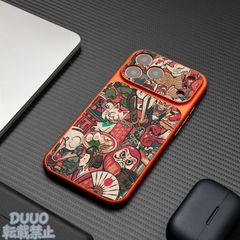 可愛いfoxy illustrations iPhoneケース シルバーミラーシルバー