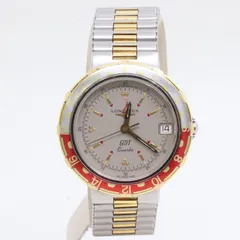 ITQ765FQZTQ8 LONGINES ロンジン コンクエスト GMT グレー文字盤 QZ メンズ 腕時計 SS 不動品 シルバー 時計のサムネイル