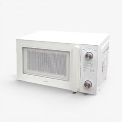 中古】ツインバード 電子レンジ DR-LD20W ホワイト フラットテーブル