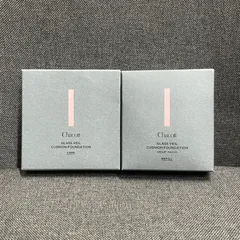 【NPA】未開封品 Chacott チャコット グラスヴェール クッションファンデーション 520 ライトベージュ レフィル 専用ケースのサムネイル