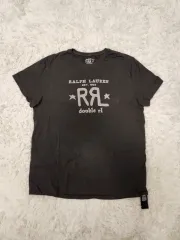 RRL(ダブルアールエル) ロゴ クルーネック Tシャツ (ブラック L)のサムネイル