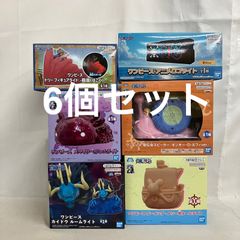 Unopened One Piece Kaido, Dorry, Smiley, Going Merry, Anime Logo, Monkey D. Luffy, Den Den Mushi Speaker, Room Light, Figure Set of 6 SF7666 c099