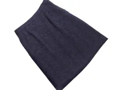 LAPIS LUCE PER BEAMS ラピスルーチェパービームス タック タイト スカート size36/紺 ■■ レディースのサムネイル