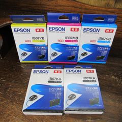 EPSON 純正インクカートリッジ IB07 4色セット 大容量 - メルカリ