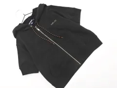 POLO RALPH LAUREN SPORT ポロ ラルフローレン スポーツ 半袖 ショート丈 ジップアップ パーカー sizeM/黒 ■◆ レディースのサムネイル