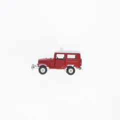 トミカ No.2 1/60 トヨタ ランドクルーザー(レッド×ホワイト/黒箱/12Cホイール/日本製) 完成品 ミニカー トミーのサムネイル