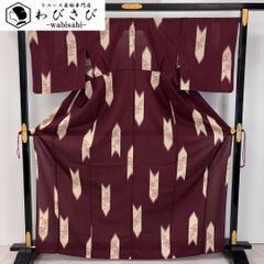 夏着物 浴衣 四角に絞り模様 白色 K-6149 - メルカリ